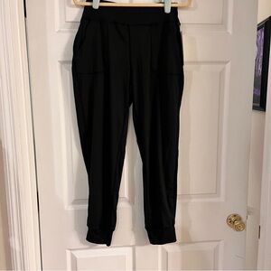 Sunzel Knit Black Joggers Pull On Pants Women’s Large NWT  Athleisure